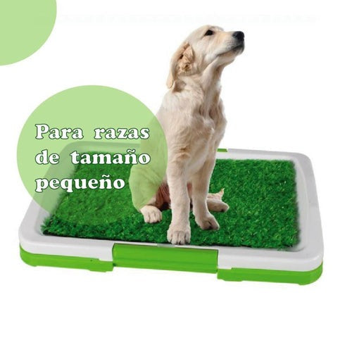 BAÑO ECOLÓGICO PORTÁTIL  PARA PERRITOS
